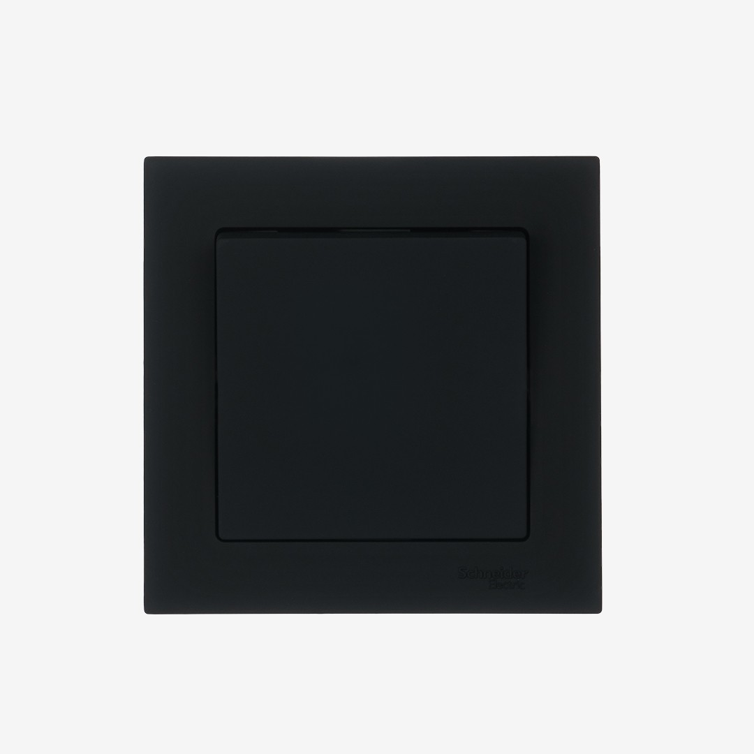 Радиовыключатель Base-1F черный карбон (c фиксацией клавиши) HiTE PRO
