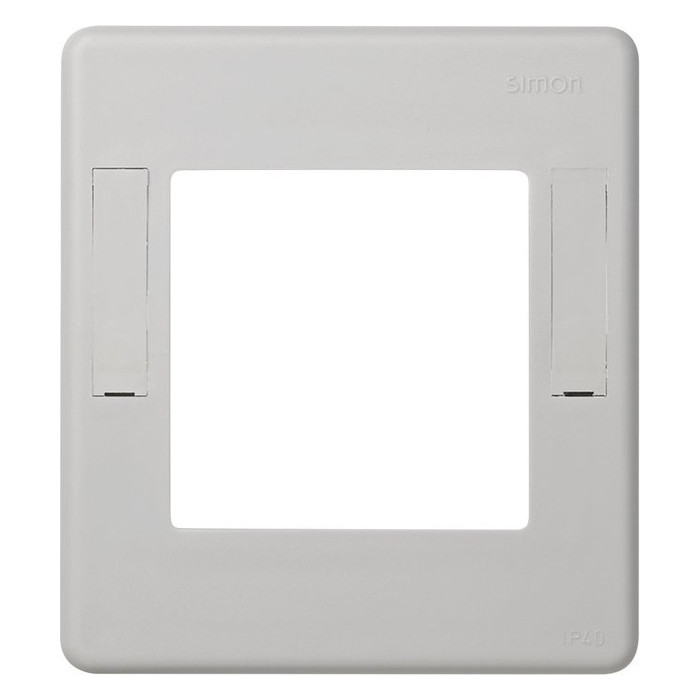 Рамка 1 пост Simon SIMON 44 AQUA, горизонтальная, серый, 4400088-035