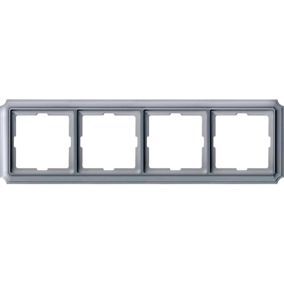 Рамка 4 поста Schneider Electric MERTEN ANTIQUE, полярно-белый, MTN483419