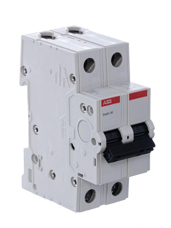 Автоматический выключатель ABB   2п C 63А 4.5кА Basic E BMS412C63  2CDS642041R0634