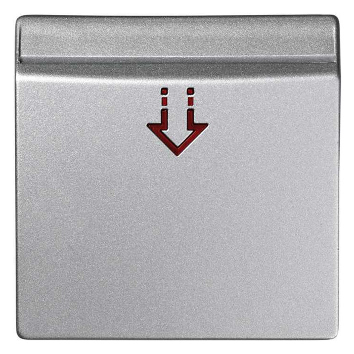 Накладка на карточный выключатель Simon SIMON 82 DETAIL, холодный алюминий, 82078-93