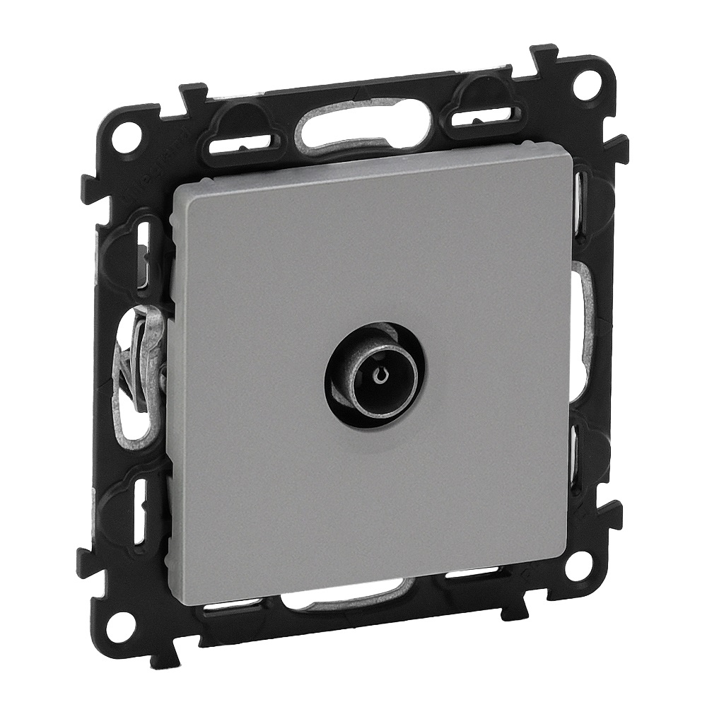 MALE TV THROUGH-WIRING ALU VL