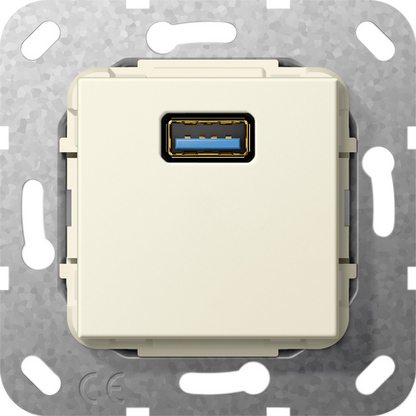 Gira S-55 Крем Переходник USB 3.0 A