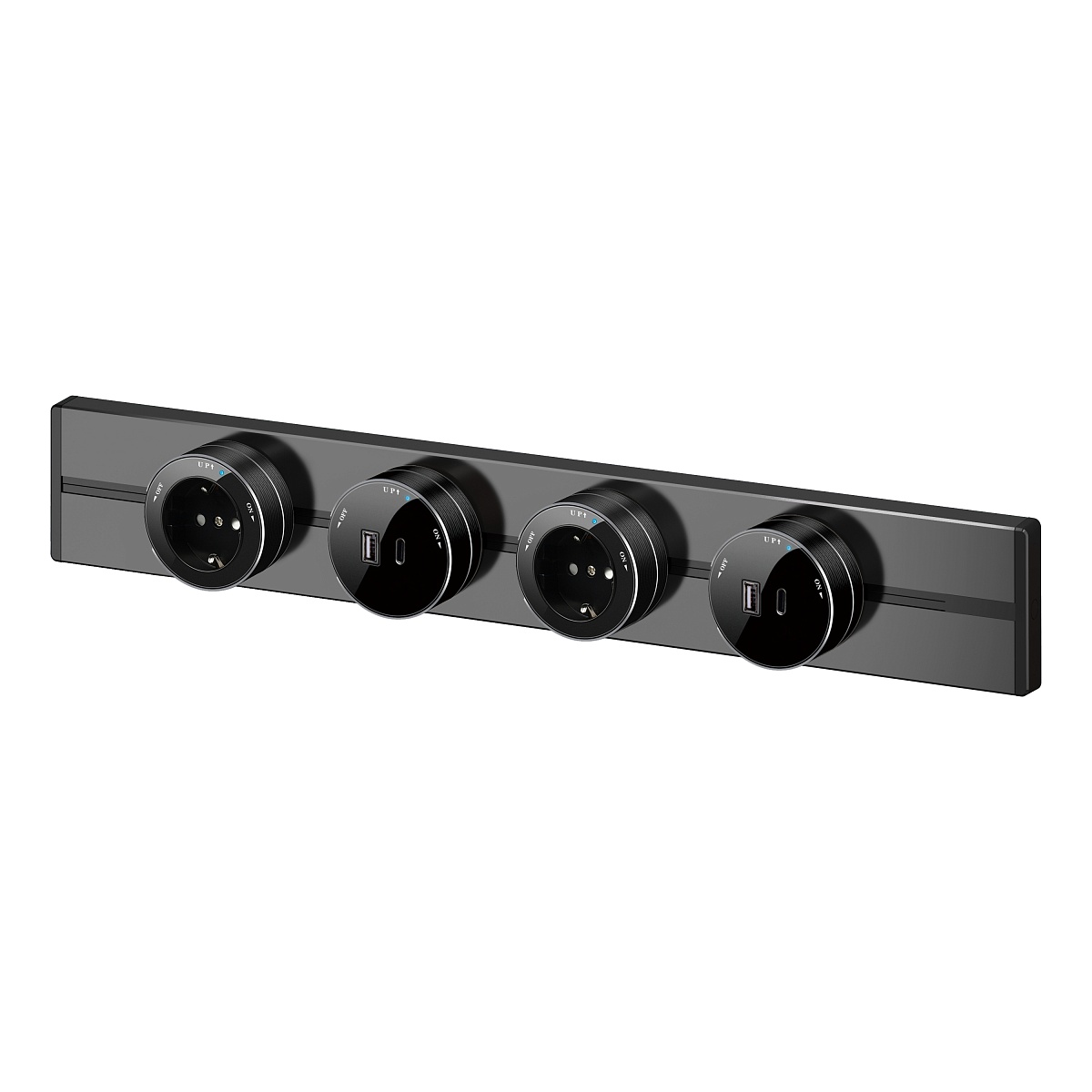 Systeme Electric MultiTrack Антрацит Шина скрытой установки трековой системы 60 см